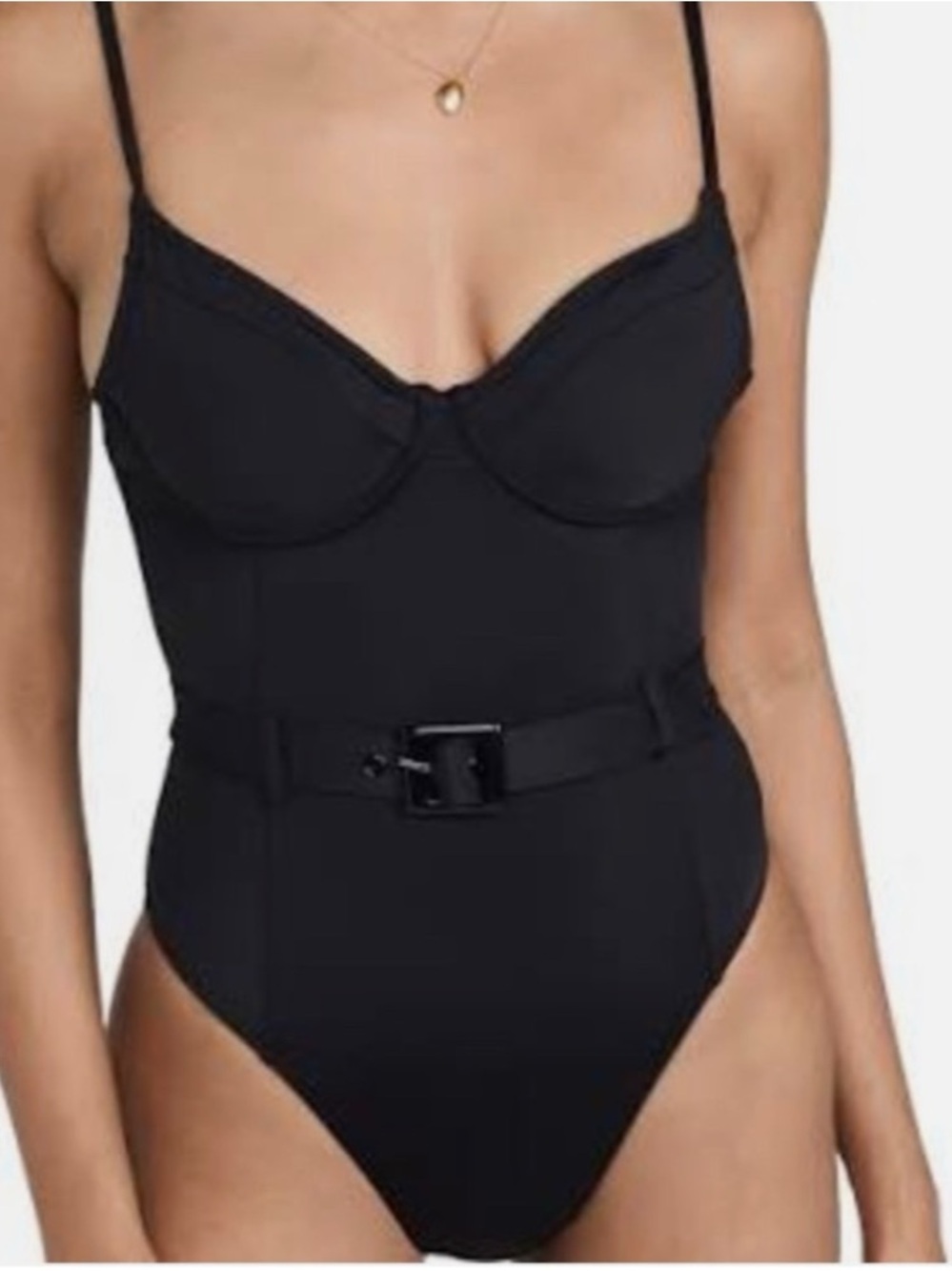NEW Good American Showoff One Piece Swimsuit Sz 3 ( Large)